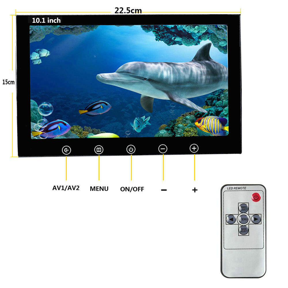 MaoTeWang 10 ''الشتاء صياد الس - مراجعة Fish Finder Battery وسعره