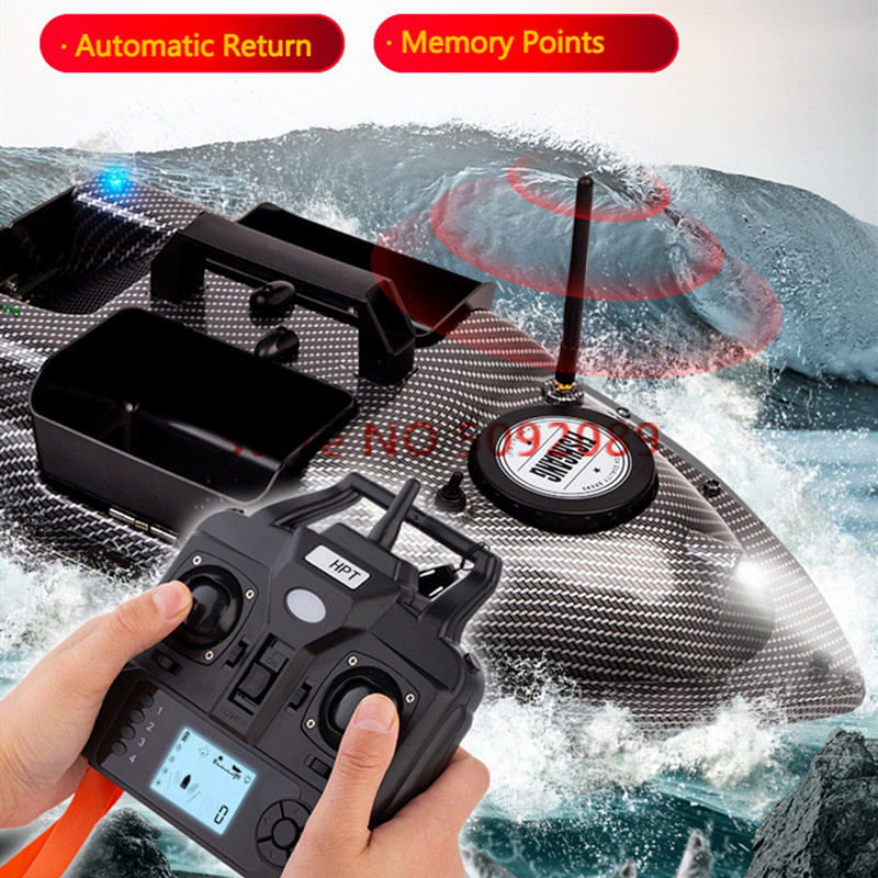 قارب صيد بالتحكم عن بعد بموقف  - مراجعة Fish Finder Transducer وسعره
