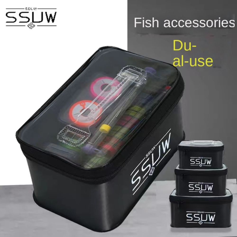 دلو أسماك حية جديد من مادة EVA - مراجعة Fish Finder Case وسعره