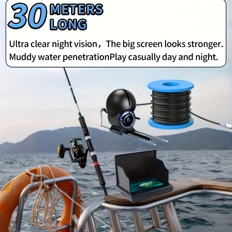 كاميرا صيد تحت الماء مع شاشة ع - مراجعة Fish Finder Portable وسعره
