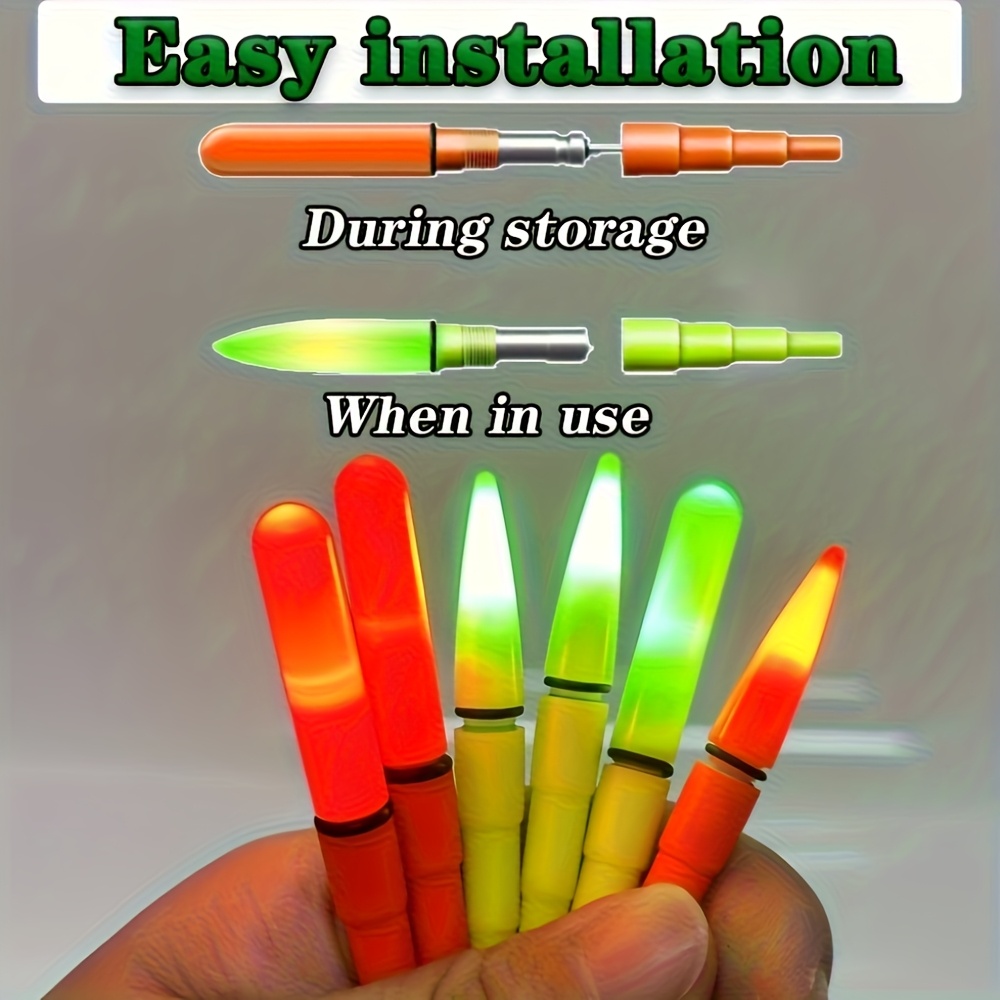 5 قطع من أدوات الصيد الليلية ا - مراجعة Fish Finder Battery وسعره